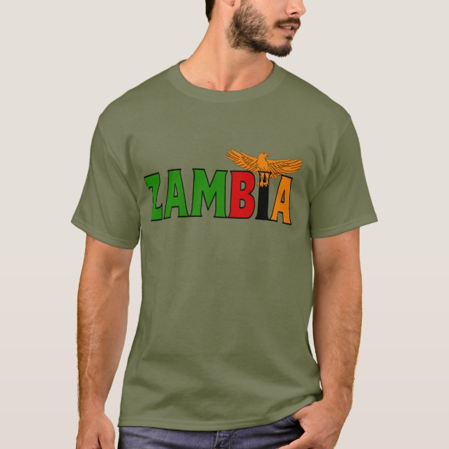 T-shirt Chemise de la Zambie (Devant)