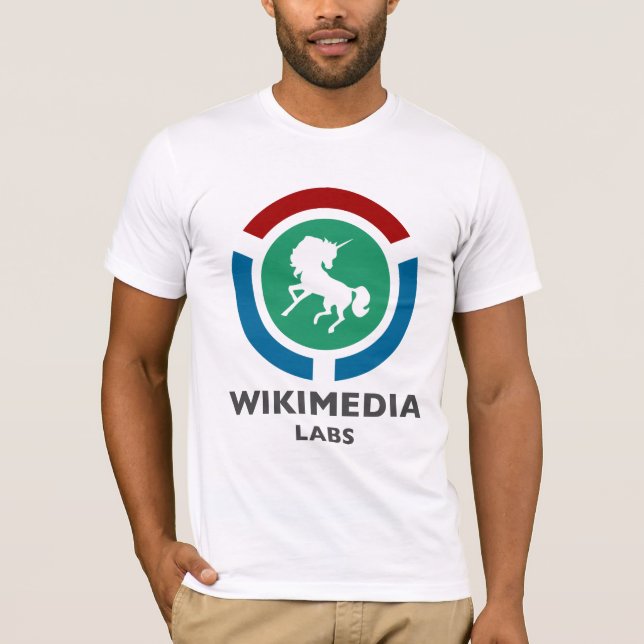 T-shirt Chemise de laboratoires de Wikimedia (Devant)