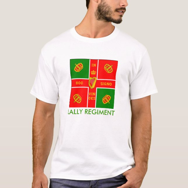 T-SHIRT CHEMISE DE LALLY, RÉGIMENT DE LALLY (Devant)