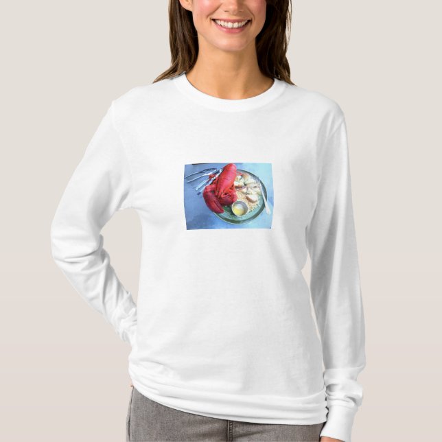 T-shirt chemise de l'amant du homard (Devant)