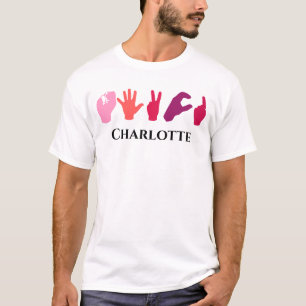 T-shirt Chemise de langue des signes personnalisée, Pannea