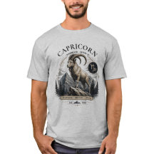 Chemise de l'animal du zodiaque Capricorne
