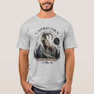 T-shirt Chemise de l'animal du zodiaque Capricorne