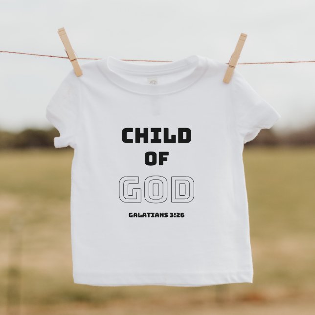 T-shirt Chemise de l'enfant de Dieu Christian Kid (Créateur téléchargé)