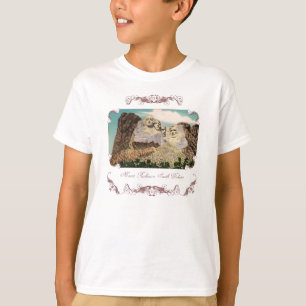 T-shirt Chemise de l'enfant victorien Mt. Rushmore