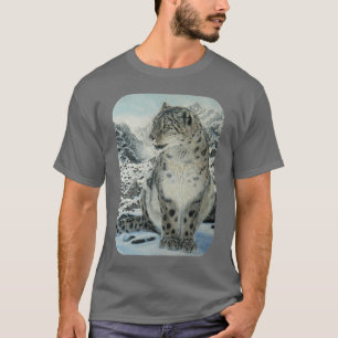 T-shirt Chemise de léopard du Roi neige de sommet