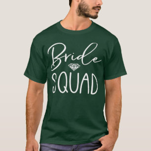 T-shirt Chemise de l'équipe de la mariée T Shirt de fête d