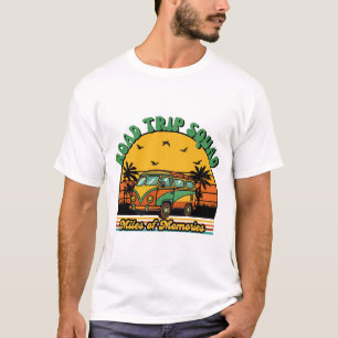 T-shirt Chemise de l'équipe de road-trip   Tee rétro 70's 