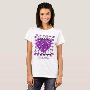T-shirt Chemise de l'équipe de soutien à la sensibilisatio