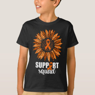 T-shirt Chemise de l'équipe de soutien de la leucémie