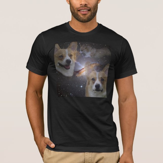 T-shirt Chemise de l'espace de corgi (Devant)