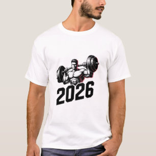 T-shirt Chemise de levage d'haltères Bodybuilder 2026