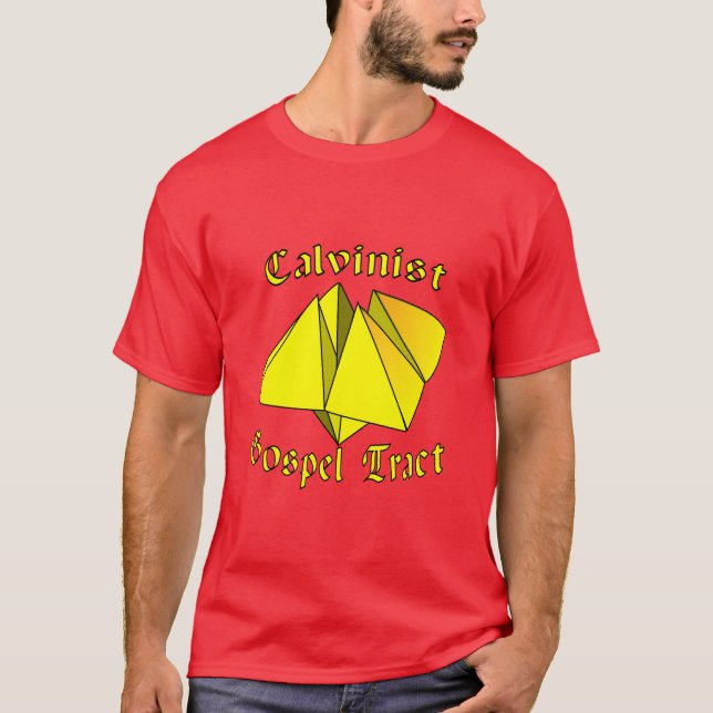 T-shirt Chemise de l'Évangile calviniste (Devant)
