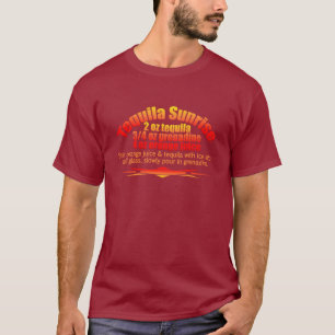 T-shirt Chemise de lever de soleil de tequila - choisissez