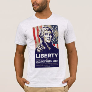 T-shirt Chemise de liberté de Jefferson