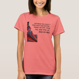 T-shirt Chemise de l'Idaho - coutume avec l'élection ou