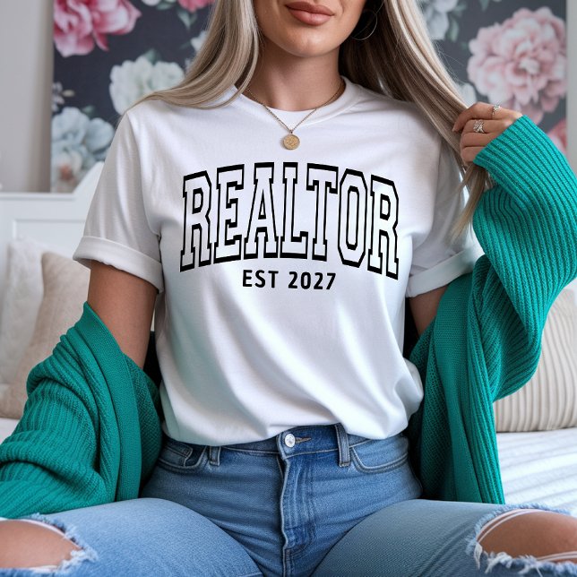 T-shirt Chemise de l'immobilier, Sweatshirt de l'agent imm (realtor shirt, real estate agent gift, broker sweatshirt, custom realtor gift, realtor sweatshirt,)