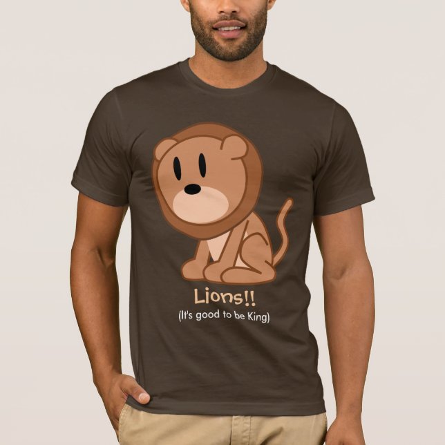 T-shirt Chemise de lion (Devant)