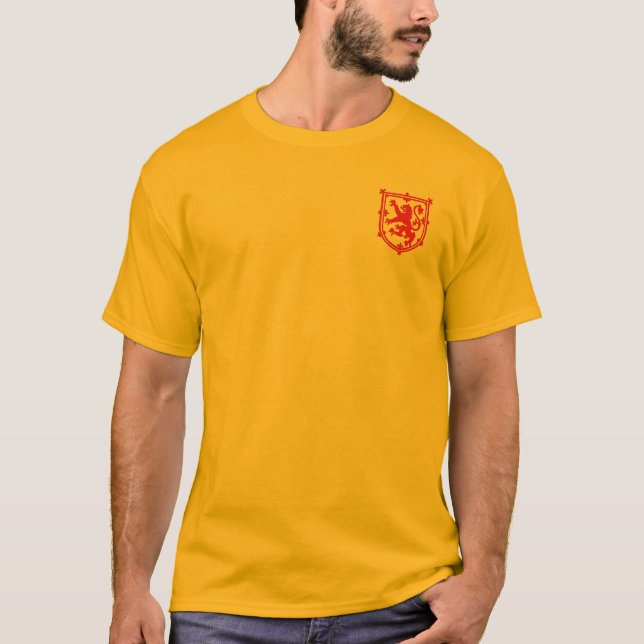 T-shirt Chemise de lion de l'Ecosse (Devant)