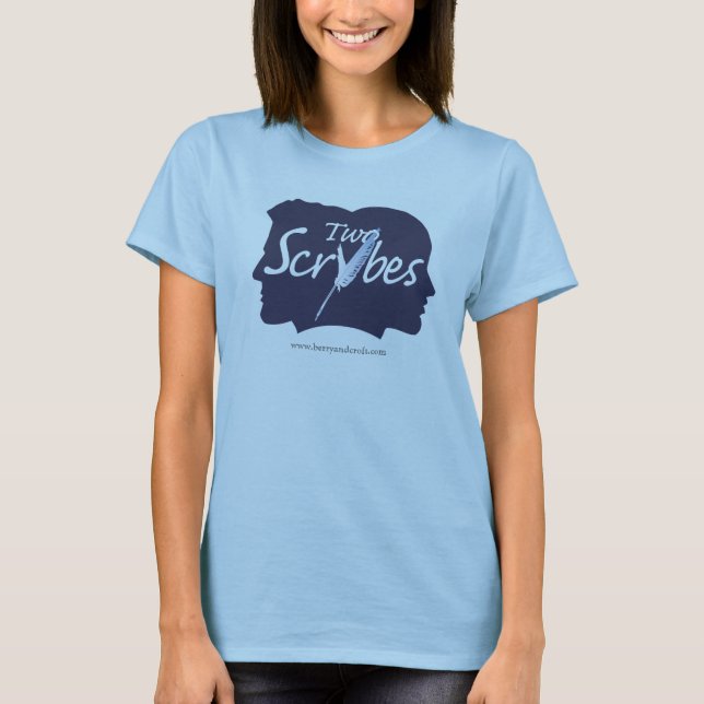 T-shirt Chemise de logo de deux Scrybes (Devant)