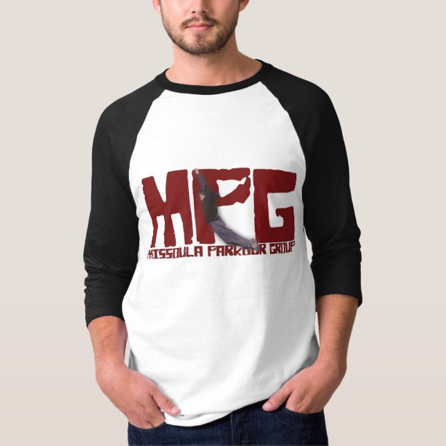 T-shirt Chemise de logo de groupe de Missoula Parkour (Devant)