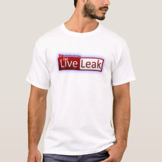 T-shirt Chemise de logo de LiveLeak - blanc