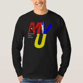 T-shirt Chemise de logo de MVU - couleur 3 sur le noir