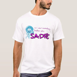 T-shirt Chemise de logo de singe de Sadie