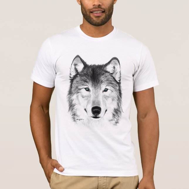 T-shirt Chemise de loup, hommes (Devant)