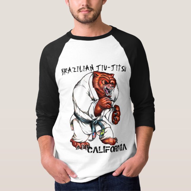 T-SHIRT CHEMISE DE L'OURS BJJ DE CALI (Devant)
