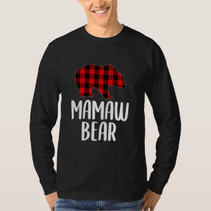 T-shirt Chemise de l'ours de Noël Mamaw Grand-mère Ours 