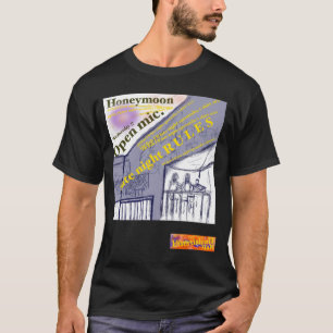 T-shirt Chemise de lune de miel de nuit tardive open mike