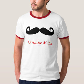 T-shirt Chemise de Mafia-Hommes de moustache