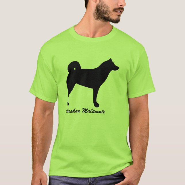 T-shirt Chemise de Malamute d'Alaska (Devant)