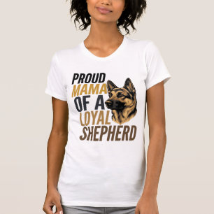 T-shirt Chemise de maman Berger allemand Graphique de chie