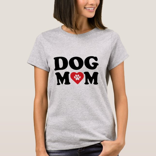 T-shirt Chemise de maman de chien (Devant)