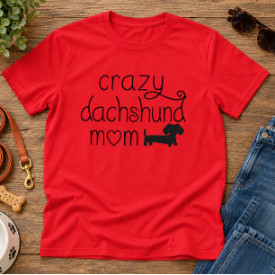 T-shirt Chemise de maman de chien de Vienne folle pour les