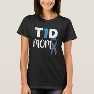 T-shirt Chemise de maman de diabète de type 1 - chemise d