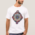 T-shirt Chemise de mandala de Jung pour les hommes<br><div class="desc">Une conception de mandala avec différents divinités et prophètes. Conception inspirée par Liber Novus de Carl Jung.</div>