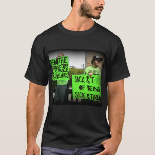 T-shirt Chemise de manifestants pour la sensibilisation à 