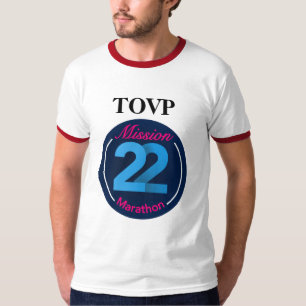 T-shirt Chemise de MARATHON de la MISSION 22 de TOVP