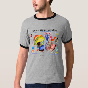 T-shirt Chemise de marche de seize chansons
