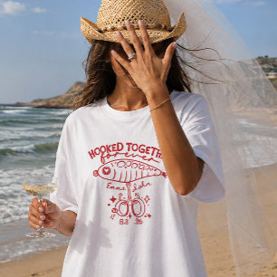T-shirt Chemise de mariage personnalisée "Accrochés à jama