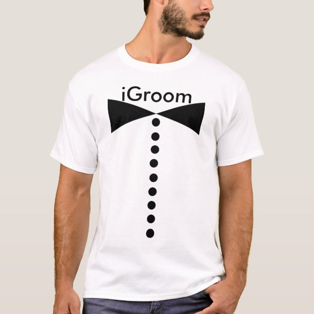 T-shirt Chemise de marié (Devant)