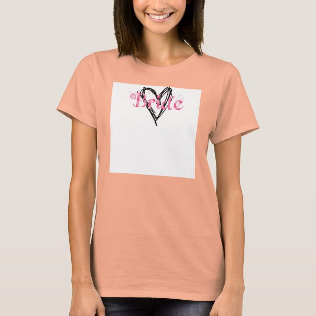 T-shirt Chemise de mariée plaid (Devant)