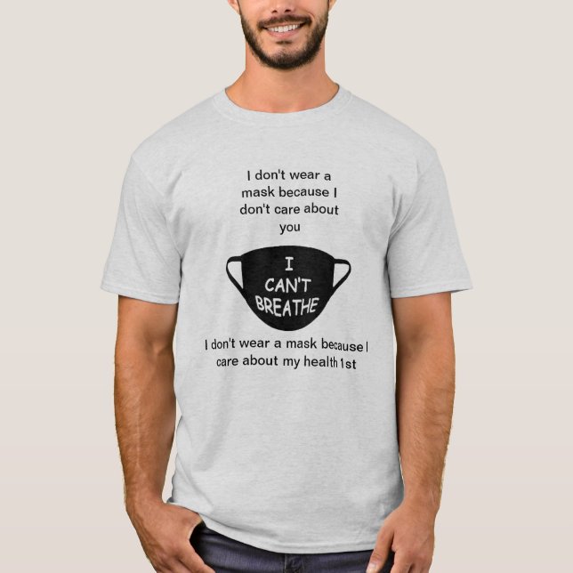 T-shirt Chemise de masque (Devant)