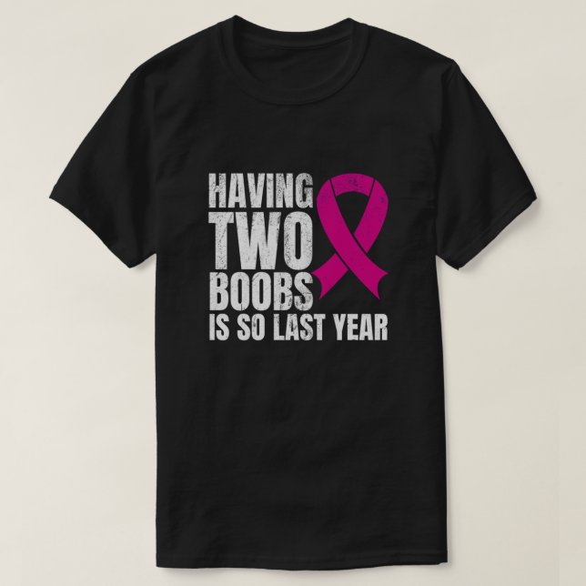 T-shirt Chemise de mastectomie drôle (Design devant)