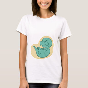 T-shirt Chemise de maternité de T-Rex de bébé