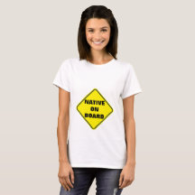 Chemise de maternité "native à bord"