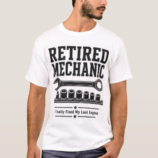 T-shirt Chemise de mécanicien à la retraite - J'ai finalem